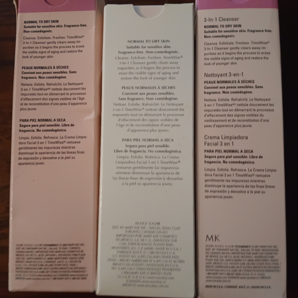 Mary Kay Timewise Cleanser Normal To Dry Lot Of 3 - Picture 4 of 9